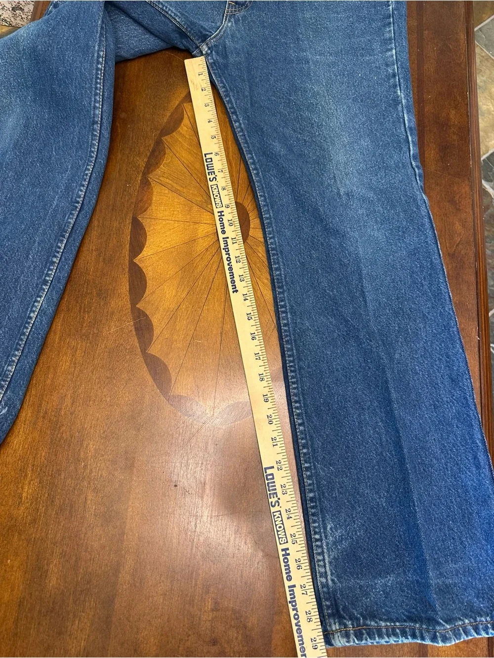 Vintage 1991 Levi's 517 Orange Tab Bootcut Jeans Made in USA Fits W32 L29